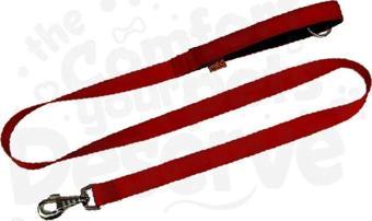 Mito Petlove Dayanıklı Köpek Gezdirme Tasması/Kayışı 120 Cm Kırmızı