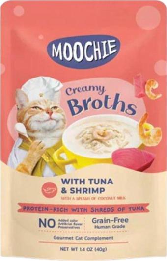 Mochi Moochie Çorba Kedi Ödülü Ton-Karides 40 Gr