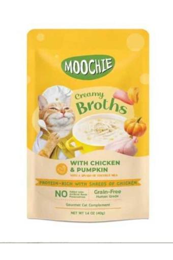 Moochıe Kedi Ödülü Çorbası Tavuk Balkabağı 40 Gr Premium Kaliteli Lezzetli Soslu Çorba