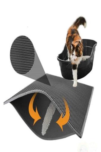 Petlove Elekli Kedi Kum Paspası Karışık Renk