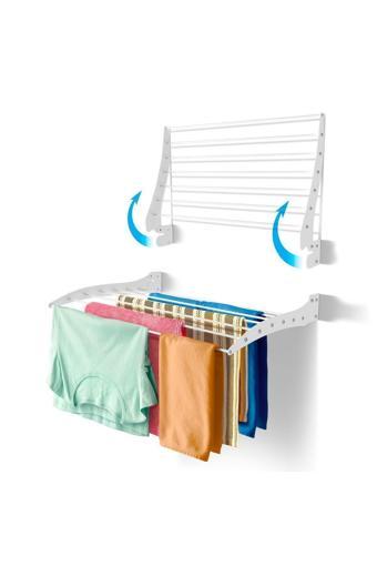Unideco Roma Çamaşır Kurutma Askısı - Duvara Monte Katlanabilir Kurutmalık - 70 Cm