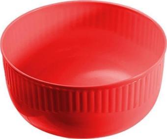 Plastik 21cm Derin Banyo Hamam Tası Kırmızı
