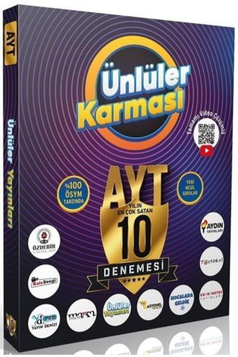 Ünlüler Karması Yayınları Ayt 10 Deneme 2021 Model - Ünlüler Karması Yayınları