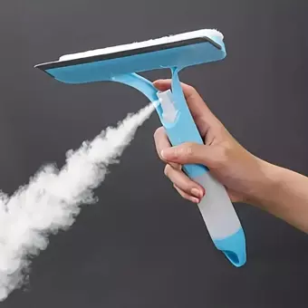 3-in-1 Çok Fonksiyonlu Cam Temizleme Aracı ile Sulama, Polipropilen (PP) Plastik, Banyo, Mutfak, Oturma Odası, Yatak Odası, Tuvalet için - Verimli Ayna ve Pencere Kazıyıcı