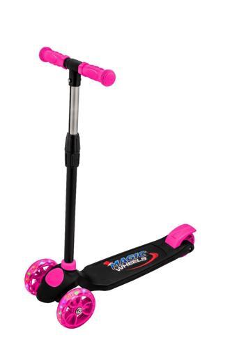 MAGİC WHEELS IŞIKLI PEMBE 6+ YAŞ SCOOTER