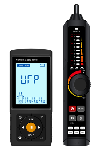 3 İnch Rechargeable Network Cable Tester, Rj45tdr Cable Tester + Digital Cable Tracer +visualfault Locator + Optical Pow