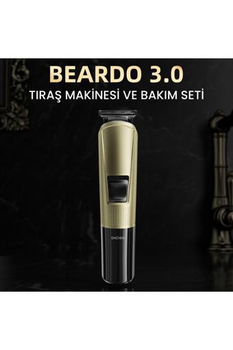 Enchen Beardo 3 Gold Çok Fonksiyonlu Tüm Vücut İçin Uygun Şarjlı Saç Ve Tıraş Makinesi