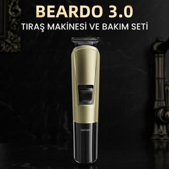 Enchen Beardo 3 Gold Çok Fonksiyonlu Tüm Vücut İçin Uygun Şarjlı Saç Ve Tıraş Makinesi