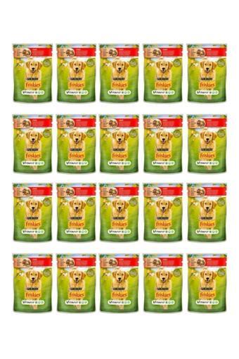 Friskies Sığır Etli Ve Patatesli Yaş Köpek Maması 100 gr*20 Adet