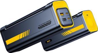 Aohi Starship 40.000 mAh 140W PD3.1 Powerbank, Akıllı Dijital Göstergeli, 2si1 Arada  Taşınabilir Hı