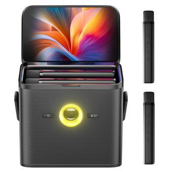 Ikarao Partybox Shell S3 80W Karaoke Bluetooth Hoparlör Seti, 7.1" Dahili Tablet, 2 Kablosuz Mikrofo