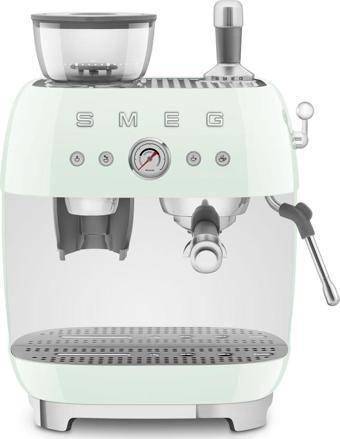 Smeg EGF03PGEU Pastel Yeşil Öğütücülü Espresso Kahve Makinesi