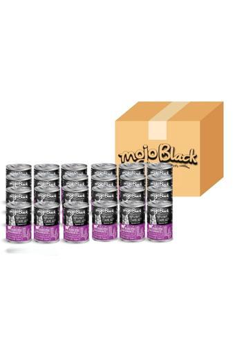 Mojo Black No :4 Tahılsız 400Gr Kuzu Etli Yetişkin Kısır Kedi Konservesi  24'Lü