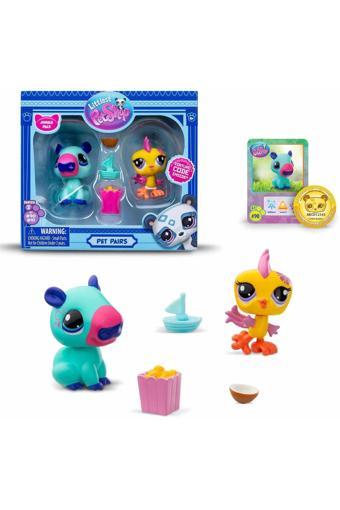 Littlest Pet Shop Seri 2 Papağan ve Kapibara LPS Minişler 2'li Figür Seti