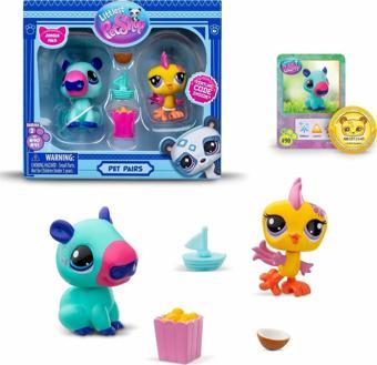 Littlest Pet Shop Seri 2 Papağan ve Kapibara LPS Minişler 2'li Figür Seti