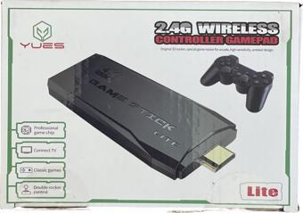 YUES M8 Oyun Konsolu 4k 64 Gb Oyun Yüklü Çift Kollu Hdmi Uyumlu Retro Atari