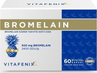 Vitafenix Bromelain 500 mg 60 Kapsül - SKT:04/2027
