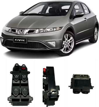 Honda Civic Hatchback Cam Düğme Ön Sol Çift Auto 2007-2011 FN2 