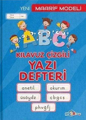 Mavi Boncuk Maarif Model Yazı Defteri Büyük Boy