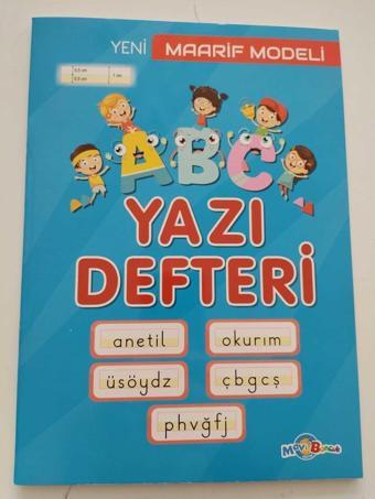 Mavi Boncuk Maarif Model Yazı Defteri Küçük Boy