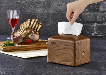 RULOPAK TEKÇEK MİNİ PEÇETE DİSPENSERİ AHŞAP RENK
