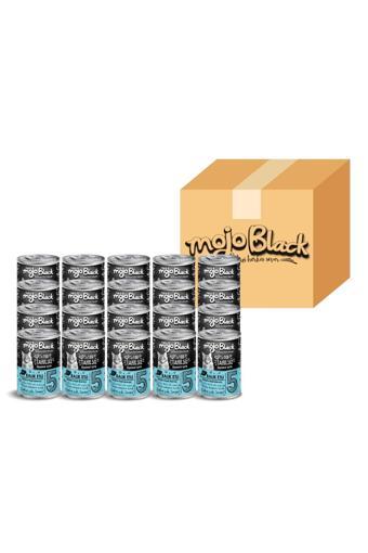 Mojo Black Mycat No :5 Tahılsız 400Gr Balık Etli Yetişkin Kedi Konservesi 24'Lü