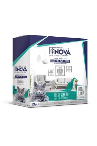 Nova Mycat Ultra Topaklanma (Ferahlatıcı Koku) Premium Kedi Kumu 10Lt