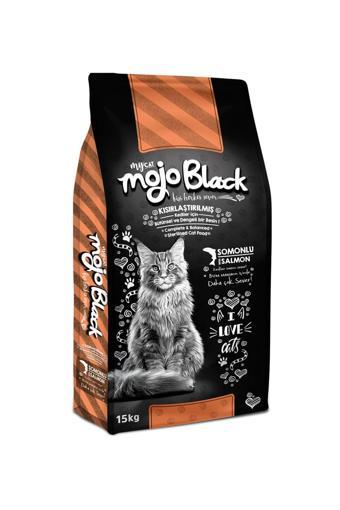 Mojo Black Sterilised Somon Balıklı Kısır Kedi Maması 15Kg