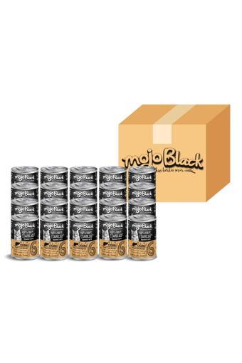 Mojo Black Mycat No :6 Tahılsız 400Gr Ciğerliyetişkin Kedi Konservesi 24'Lü