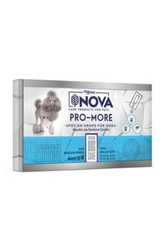 Nova Köpek Damlası Orta Irk (4Ml*4 Adet) 10-30Kg Arası