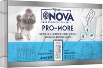 Nova Köpek Damlası Orta Irk (4Ml*4 Adet) 10-30Kg Arası