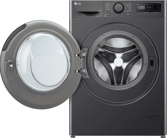 LG F4Y5EYWYJ.AMBPLTK A Enerji Sınıfı 11KG 1400 Devir Çamaşır Makinesi Siyah