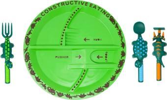 Constructive Eating Dino Gereçleri ve Tabak Seti