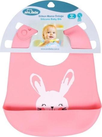 Sevi Bebe Desenli Silikon Mama Önlüğü