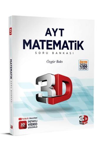 3D-AYT MATEMATİK SORU BANKASI  - ÇÖZÜM 3D YAYINLARI - 3D Yayınları