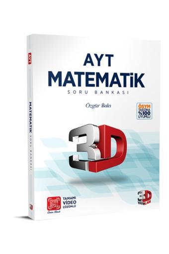 3D Ayt Matematik Soru Bankası 2023 Model Hologramlı Baskı