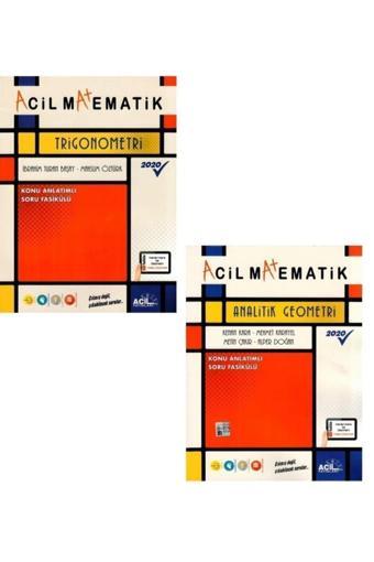 Acil Yayınları Acil Matematik Trigonometri + Analitik Geometri Fasikül Seti 2 Kitap - Acil Yayınları