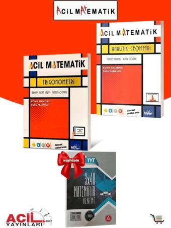 Acil Yayınları Matematik Fasikül Trigometri-Analitik Geometri Çıkmış Sorular Hediyeli 3 Kaynak - Acil Yayınları