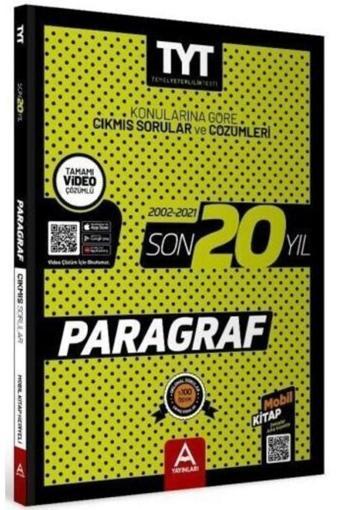 Tyt Paragraf Son 20 Yıl Soru Ve Çözümleri - A Yayınları