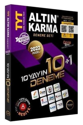 2022 Yks Tyt 10+1 Deneme Seti Yayınları - Altın Karma Yayınları