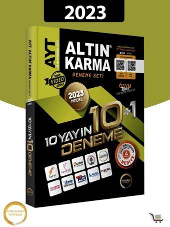 Altın Karma 2023 AYT 10 Farklı Yayın 10 Farklı Deneme + Son 1 Yıl Çıkmış Sorular Hediye - Altın Karma Yayınları