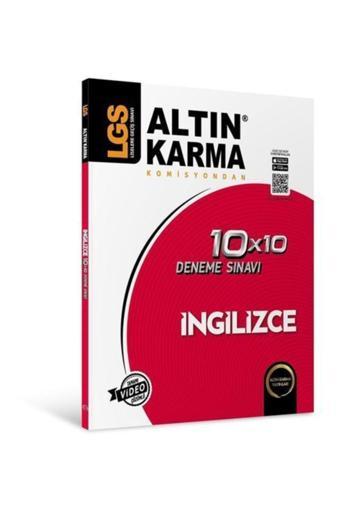 AltınKarma LGS İngilizce 10x10 Deneme Sınavı - Altın Karma Yayınları