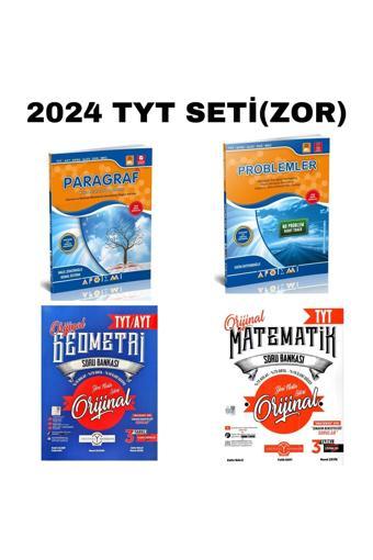 2024 Tyt Seti(zor) Apotemi Paragraf Ve Problem, Orijinal Yayınları Tyt Matematik Ve Geometri - Apotemi Yayınları