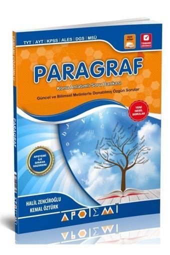 Apotemi Paragraf Konu Anlatımlı Soru Bankası - Apotemi Yayınları