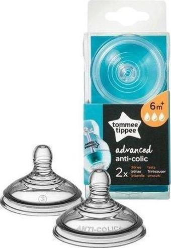 Tommee Tippee Gelişmiş Antikolik Biberon Emzik 2 Adet - Hızlı Akış