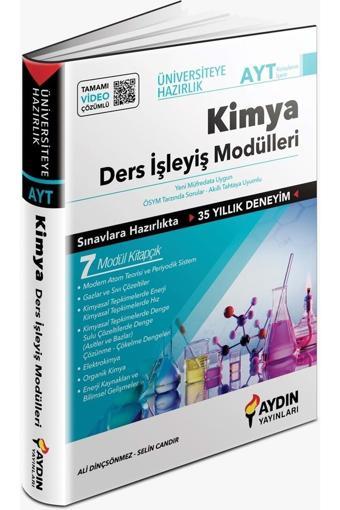 Aydın Üniversiteye Hazırlık Ayt Kimya Ders İşleyiş Modülleri - Aydın Yayınları