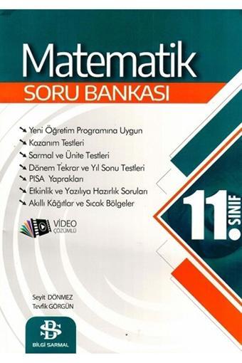 Bilgi Sarmal 11. Sınıf Matematik Soru Bankası - Bilgi Sarmal Yayınları