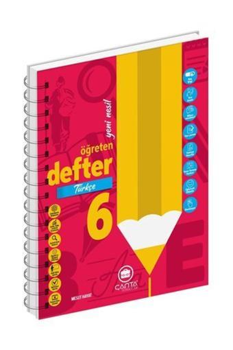 6.Sınıf Defter Türkçe Okula Yardımcı Öğreten Defter 2022 - Çanta Yayınları