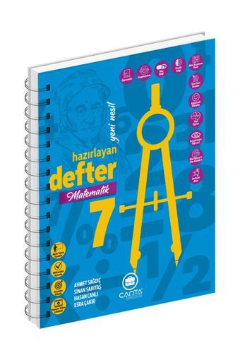 7.Sınıf Defter Matematik Okula Yardımcı Hazırlayan Defter Çanta Yayınları - Çanta Yayınları