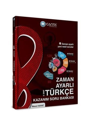 8.Sınıf Türkçe Zaman Ayarlı Kazanım Soru Bankası 2 Çanta Yayınları - Çanta Yayınları